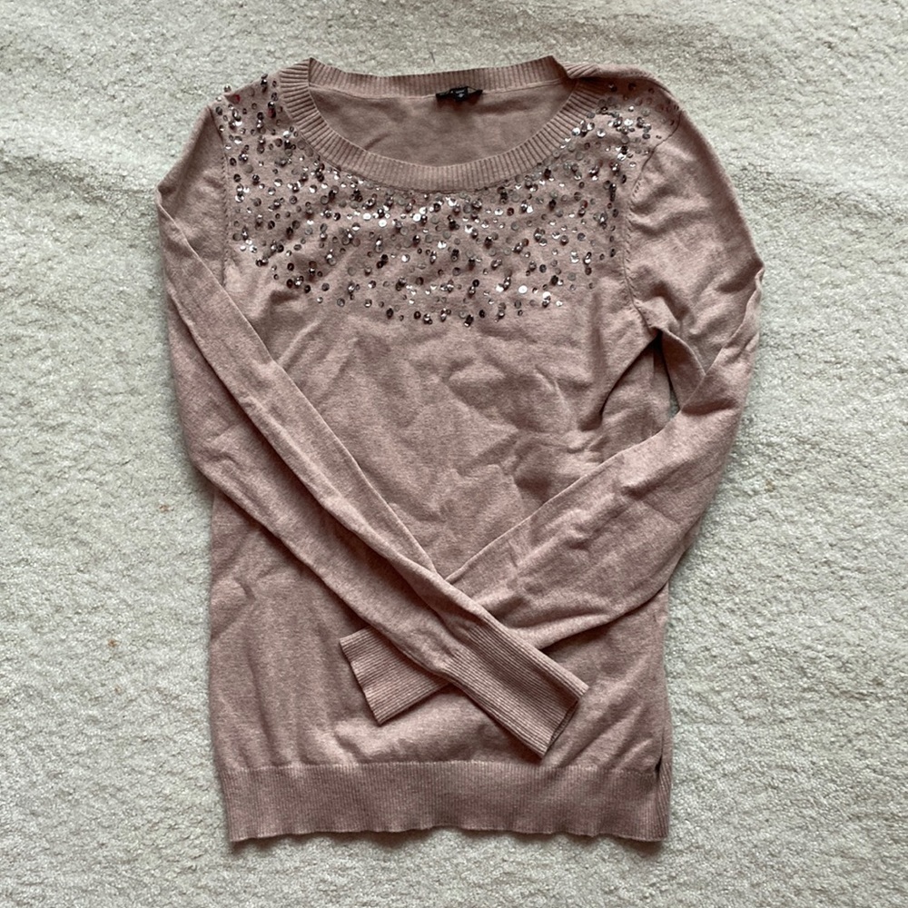 Express embellished sweater